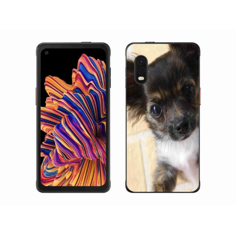 Gél tok mmCase mobil Samsung Galaxy Xcover Pro - chihuahua 2