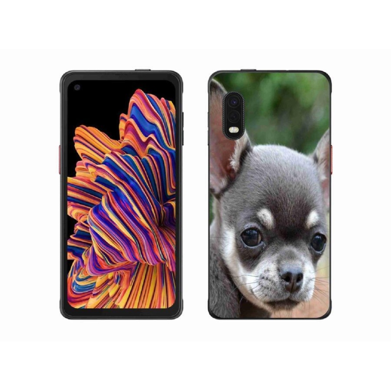 Gél tok mmCase Samsung Galaxy Xcover Pro készülékhez - chihuahua