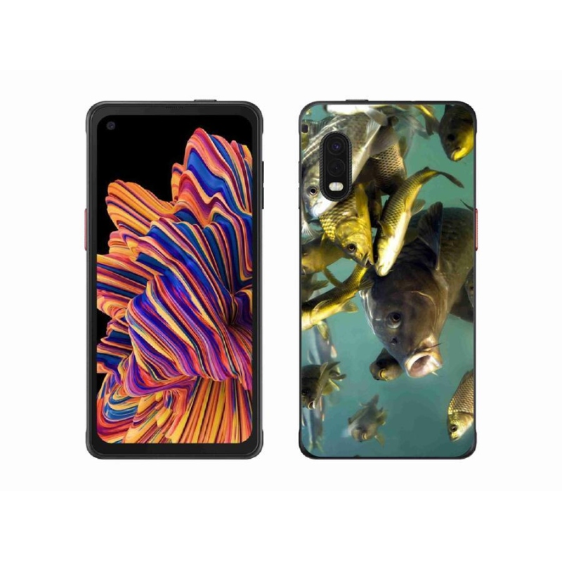 Gél tok mmCase a Samsung Galaxy Xcover Pro készülékhez - halak hada