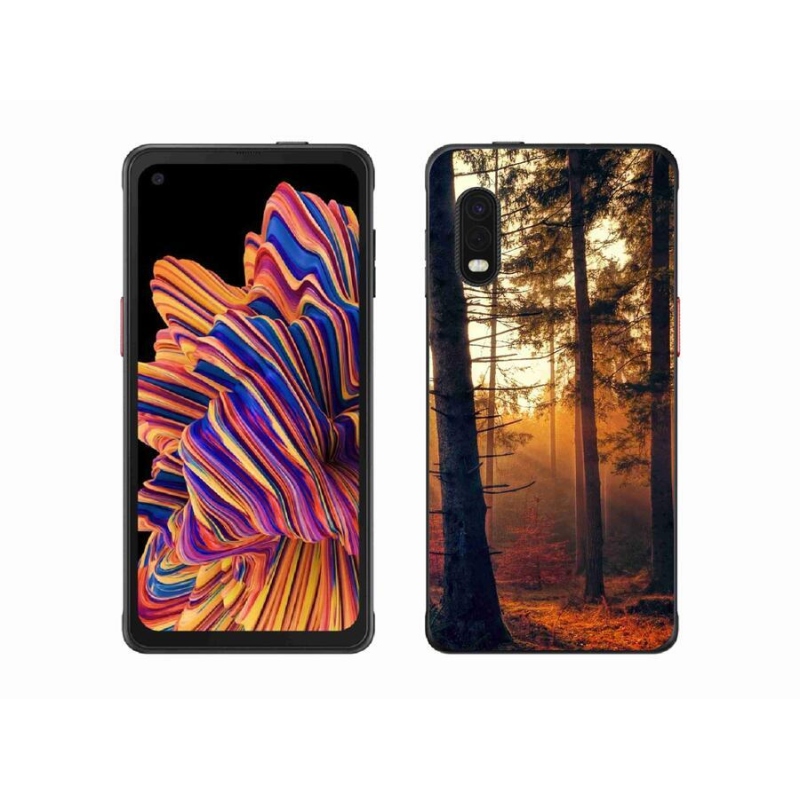 Gél tok mmCase Samsung Galaxy Xcover Pro készülékhez - erdő
