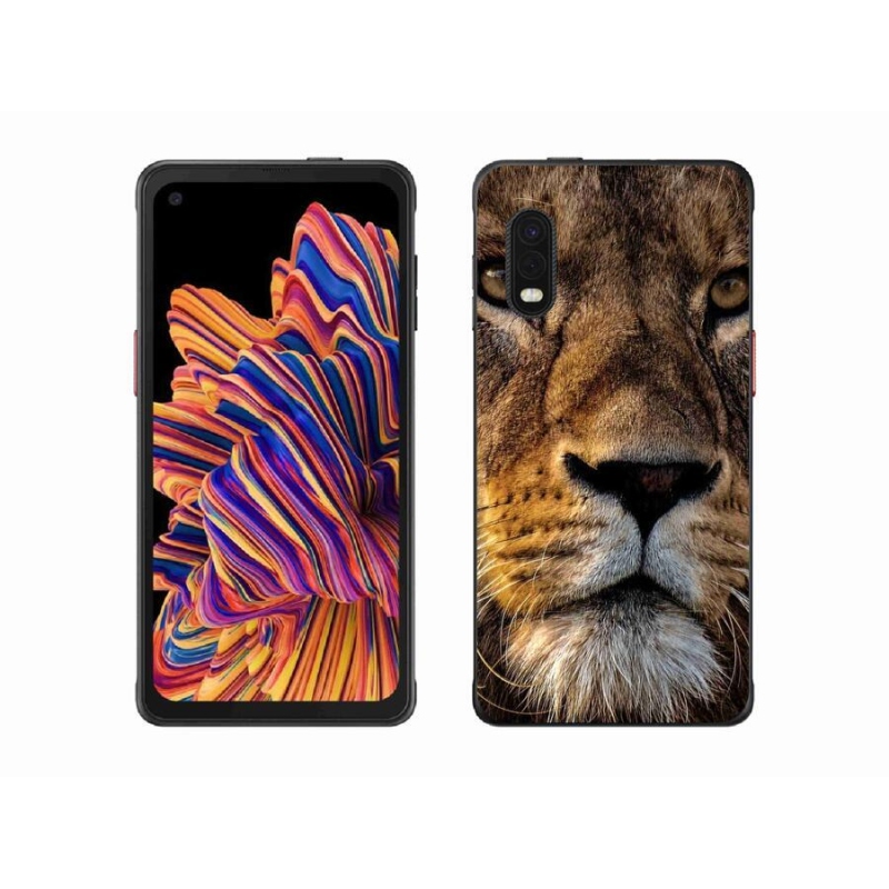 Gél tok mmCase a Samsung Galaxy Xcover Pro készülékhez - oroszlán