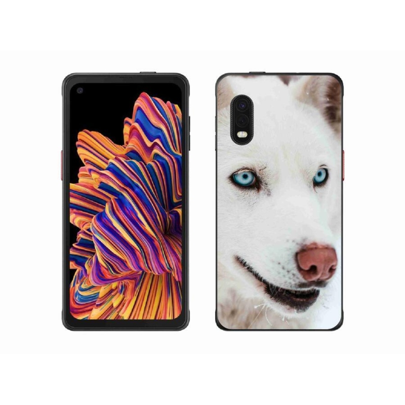 Gél tok mmCase a Samsung Galaxy Xcover Pro készülékhez - kutyaszemmel nézve