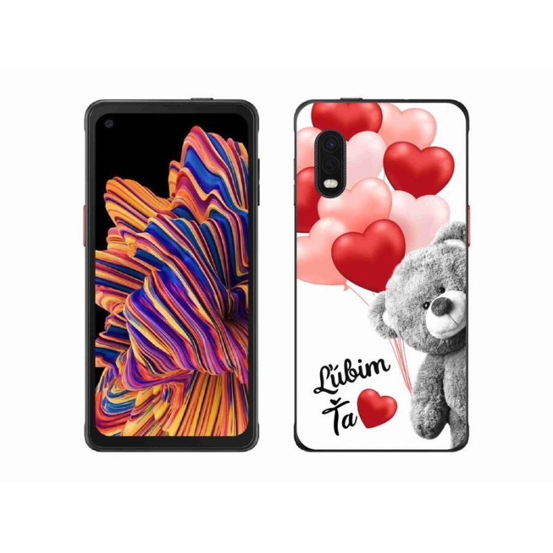 Gél tok mmCase a Samsung Galaxy Xcover Pro készülékhez - I love you en