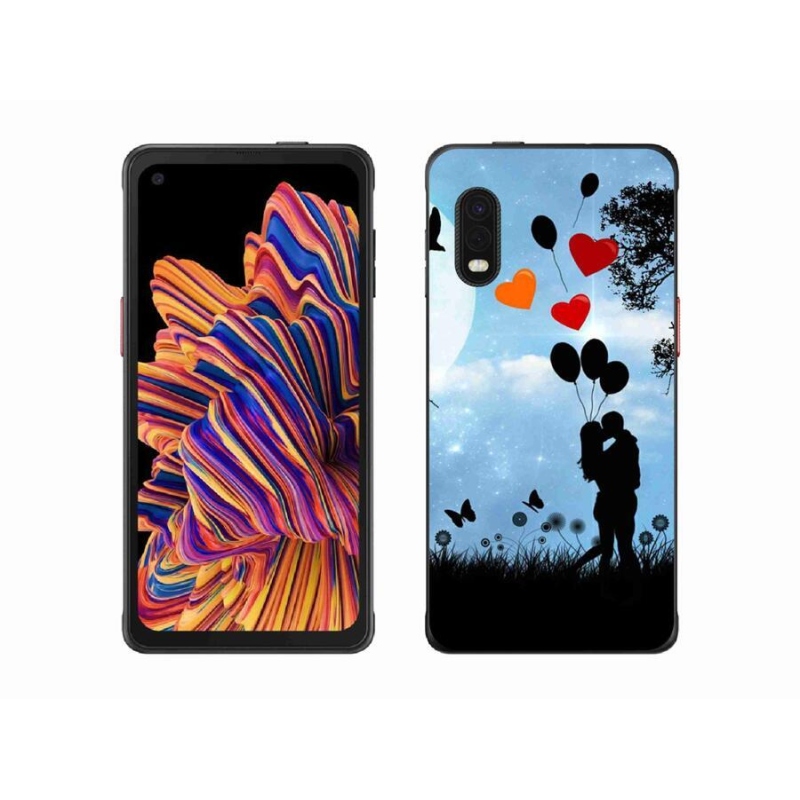 Gél tok mmCase mobil Samsung Galaxy Xcover Pro - szerelmes pár