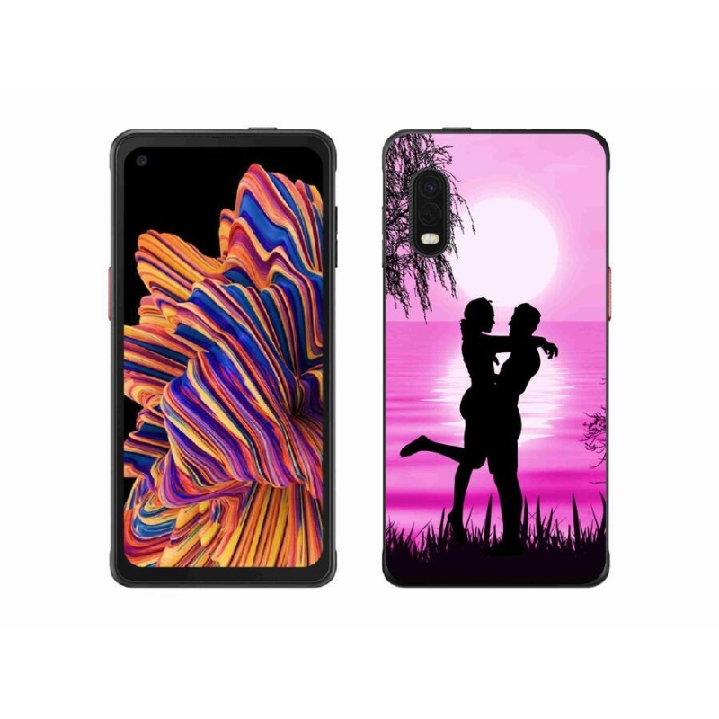 Gél tok mmCase a Samsung Galaxy Xcover Pro készülékhez - naplemente