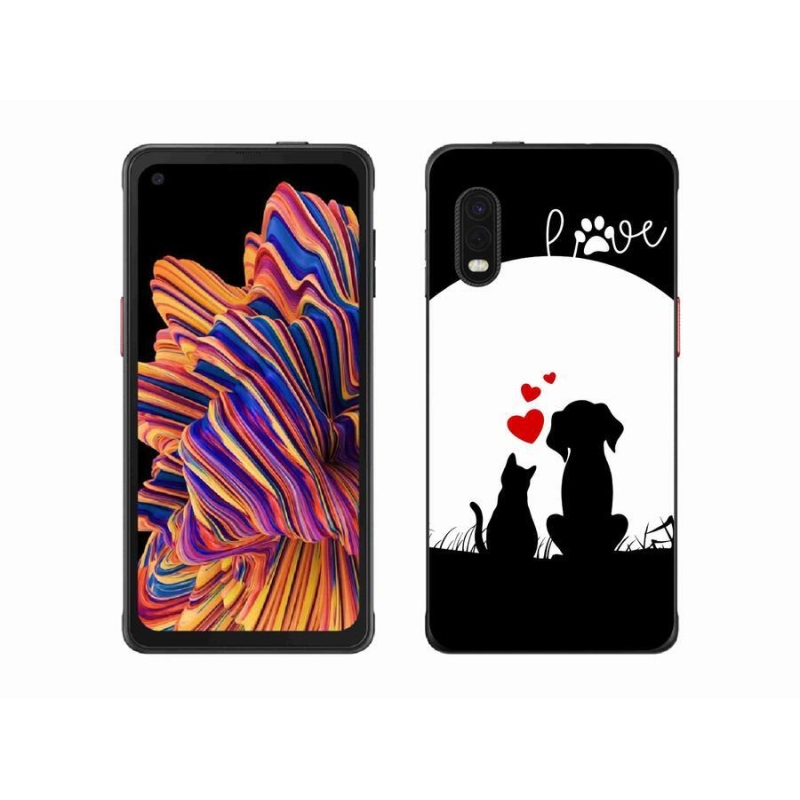 Gél tok mmCase Samsung Galaxy Xcover Pro készülékhez - állatszerelem