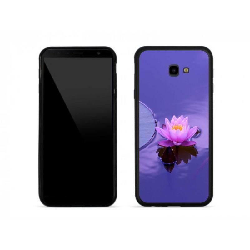 Gél tok mmCase mobiltelefonhoz Samsung J4 Plus - virág a felszínen