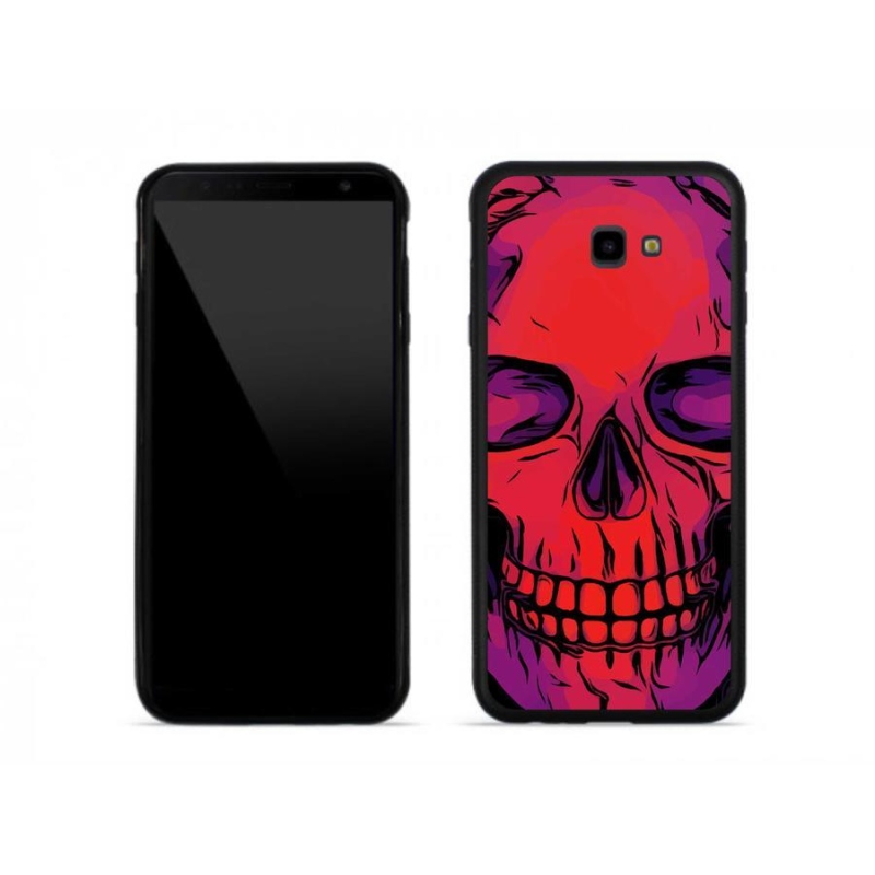 Gél tok mmCase a Samsung J4 Plus számára - koponya