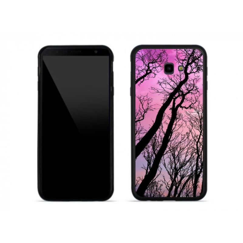 Gél tok mmCase mobiltelefonhoz Samsung J4 Plus - kidőlt fák