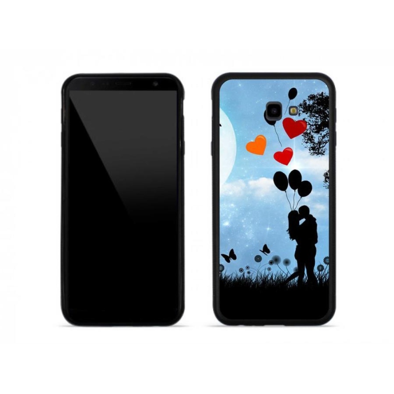 Gél tok mmCase mobiltelefonhoz Samsung J4 Plus - szerelmes pár