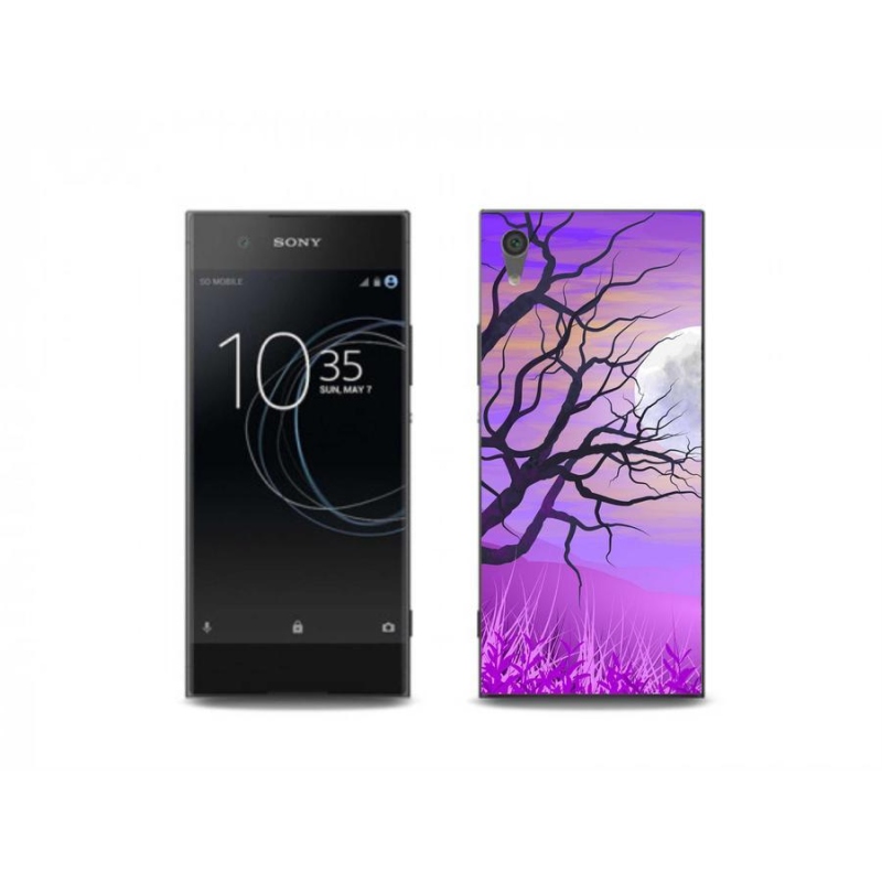 Gél tok mmCase a Sony Xperia XA1 készülékhez - rajzfilmes kidőlt fa