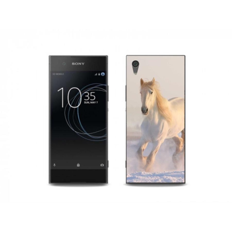 Gél tok mmCase a Sony Xperia XA1 készülékhez - ló a hóban