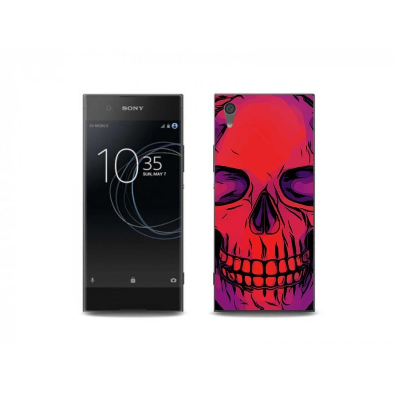 Gél tok mmCase a Sony Xperia XA1 készülékhez - koponya