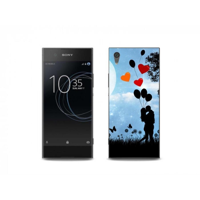 Gél tok mmCase a Sony Xperia XA1 készülékhez - szerelmes pár