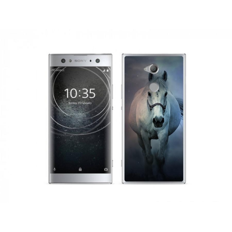 Gél tok mmCase a Sony Xperia XA2 Ultra készülékhez - futó fehér ló