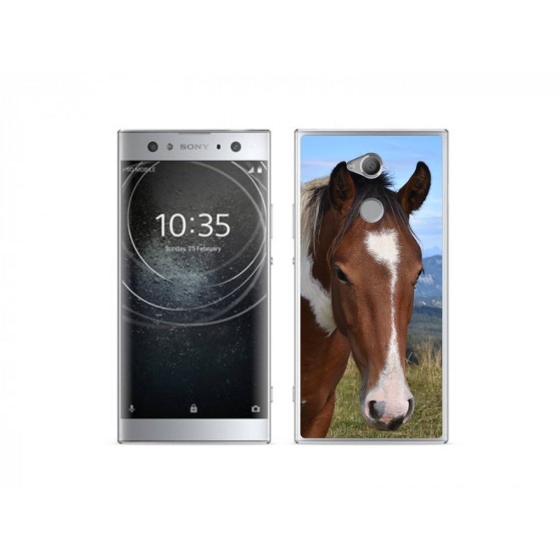 Gél tok mmCase a Sony Xperia XA2 Ultra készülékhez - barna ló