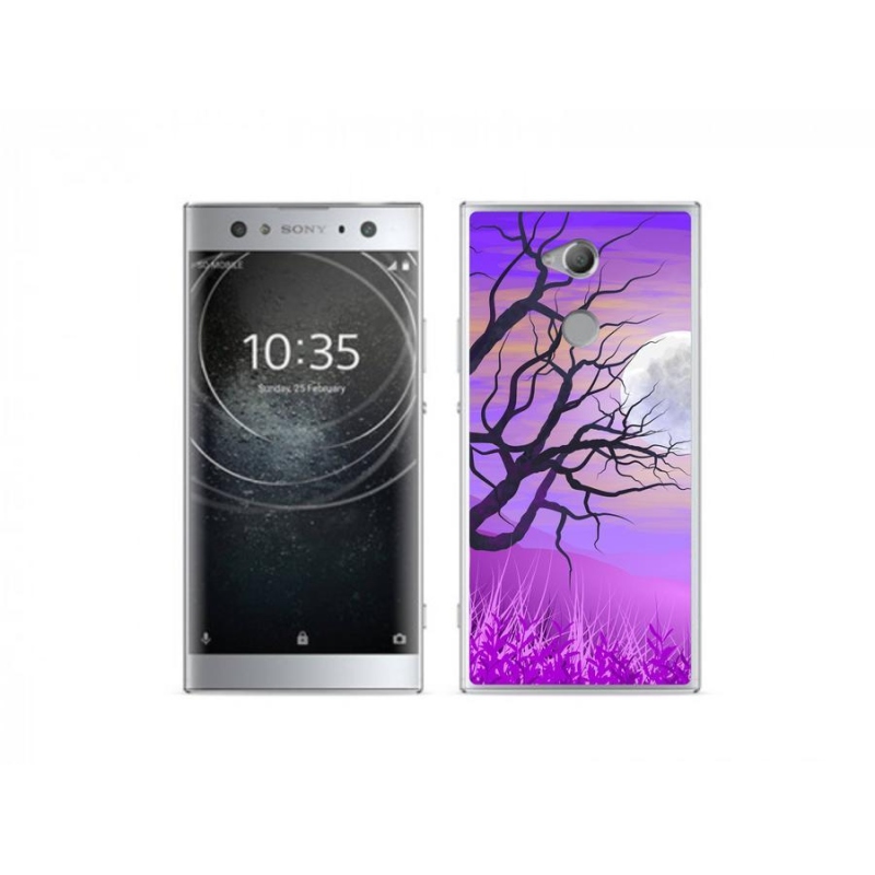 Gél tok mmCase a Sony Xperia XA2 Ultra készülékhez - rajzfilmes kidőlt fa