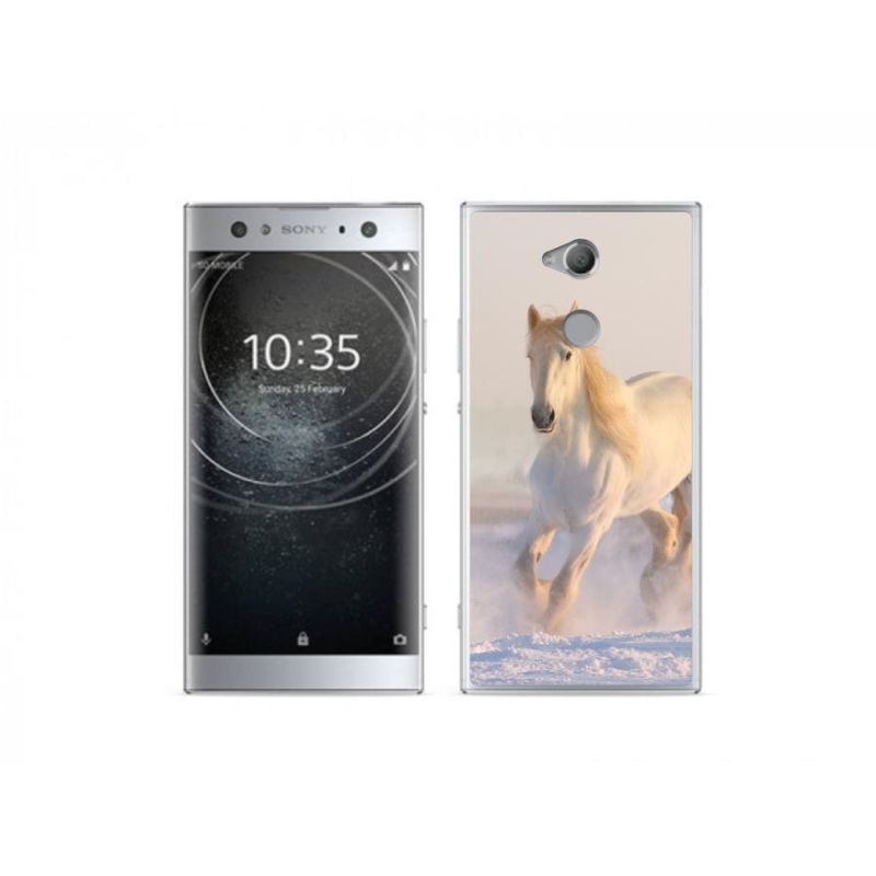 Gél tok mmCase a Sony Xperia XA2 Ultra készülékhez - ló a hóban