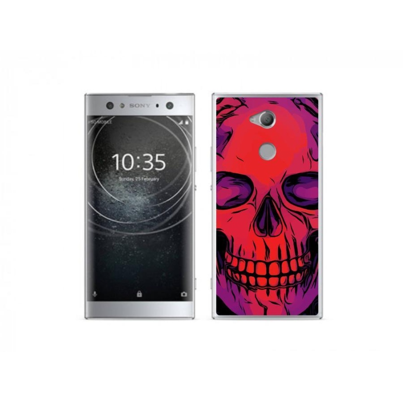 Gél tok mmCase a Sony Xperia XA2 Ultra számára - koponya