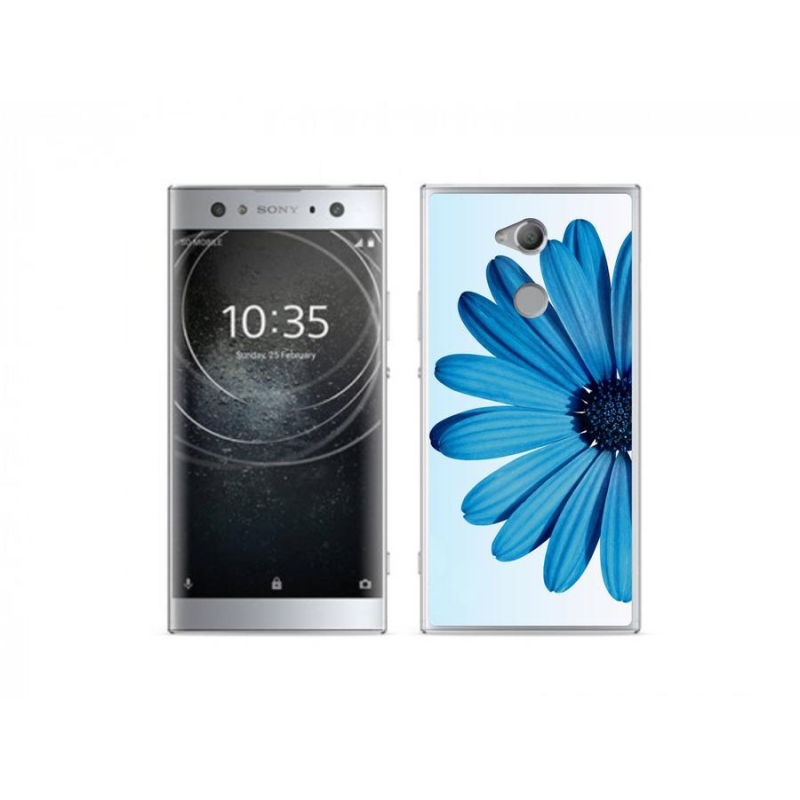Gél tok mmCase a Sony Xperia XA2 Ultra készülékhez - kék színű margaréta