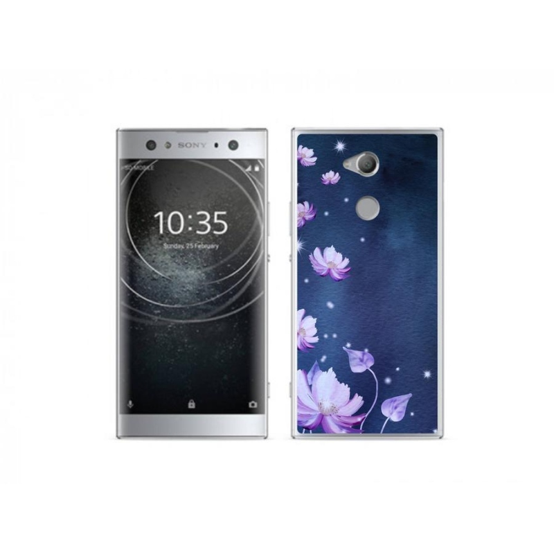 Gél tok mmCase a Sony Xperia XA2 Ultra készülékhez - hulló virágok