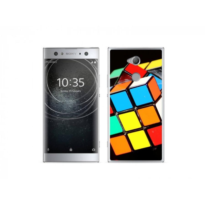 Gél tok mmCase a Sony Xperia XA2 Ultra készülékhez - Rubik-kocka