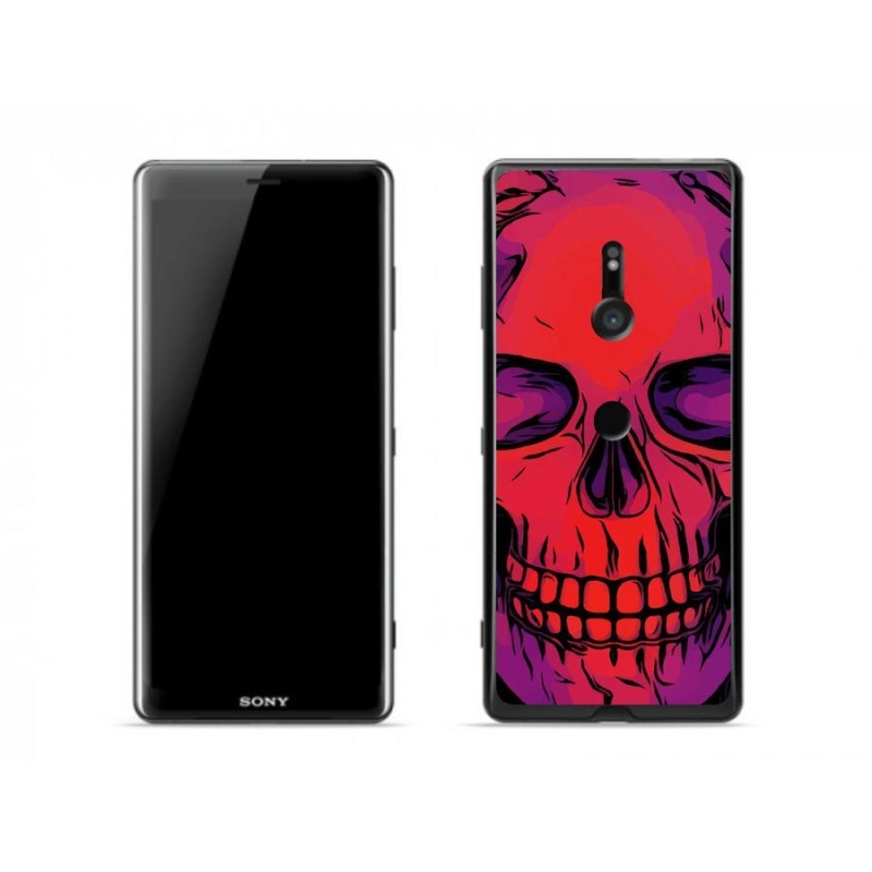 Gél tok mmCase a Sony Xperia XZ3-hoz - koponya