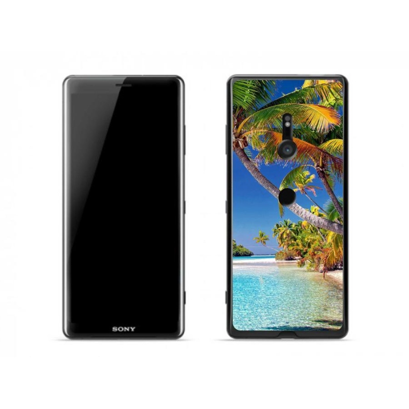 Gél tok mmCase a Sony Xperia XZ3 készülékhez - tengerparton