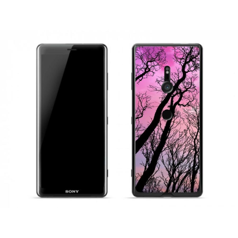 Gél tok mmCase a Sony Xperia XZ3 számára - kidőlt fák