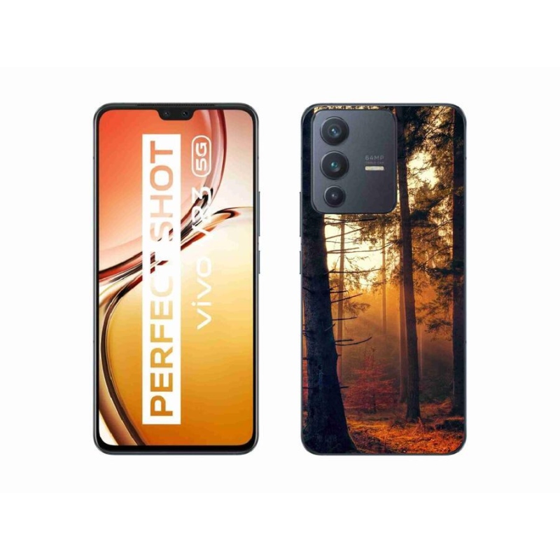 Gél tok mmCase a Vivo V23 5G készülékhez - erdő