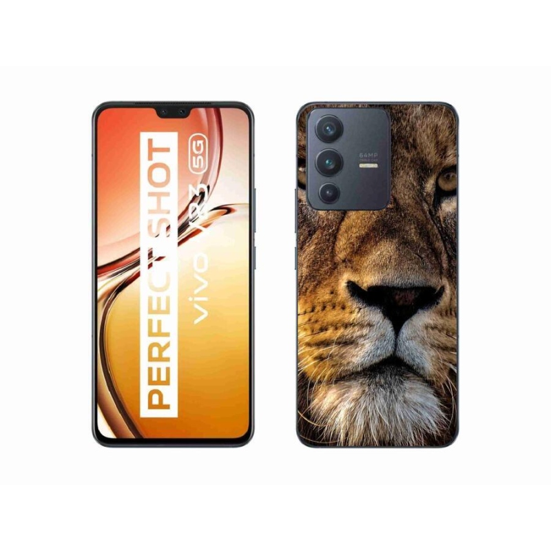 Gél tok mmCase a Vivo V23 5G készülékhez - oroszlán