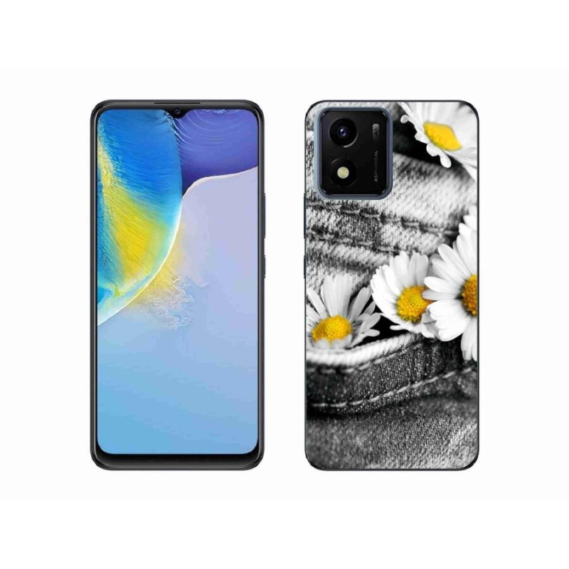 Gél tok mmCase mobiltelefonhoz Vivo Y01 - százszorszépek