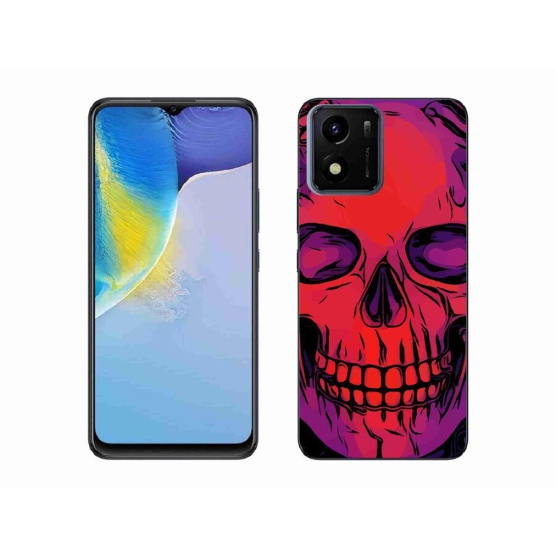 Gél tok mmCase mobiltelefonhoz Vivo Y01 - koponya
