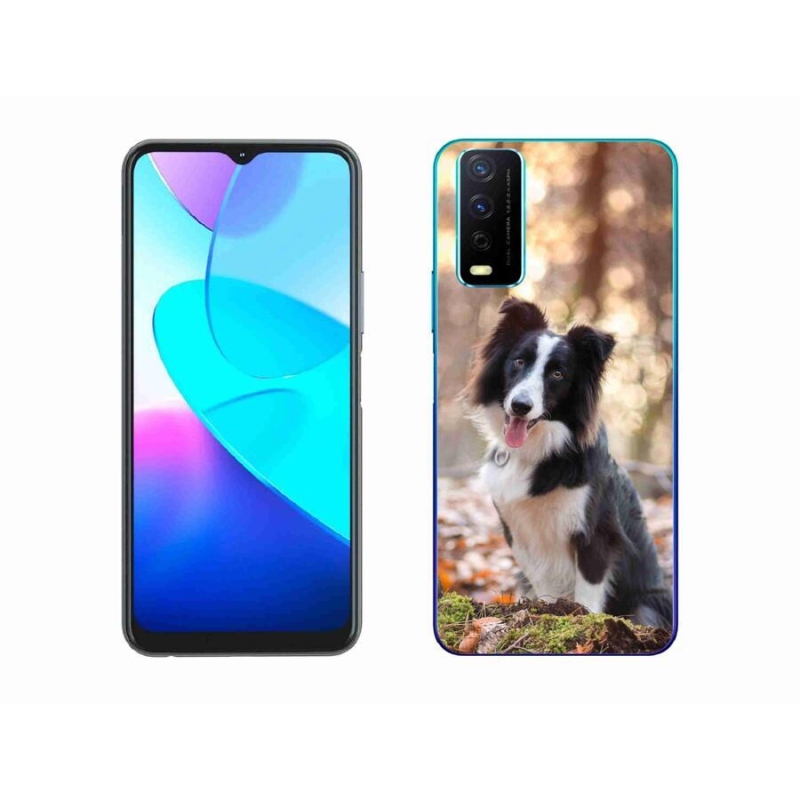 Gél tok mmCase mobiltelefonhoz Vivo Y11s/Y20s - border colie 1