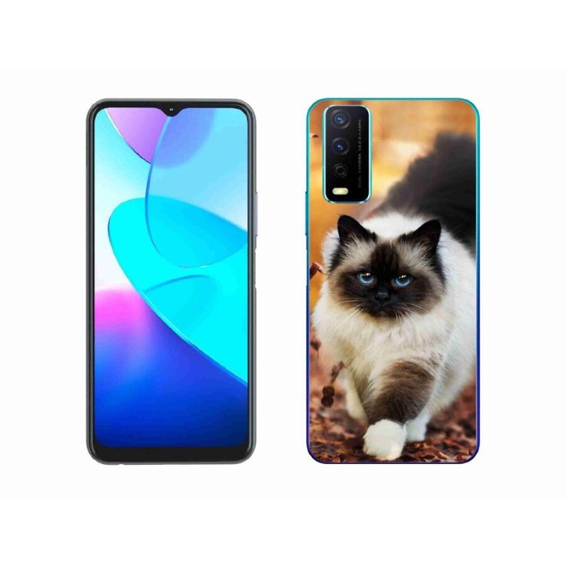 Gél tok mmCase a Vivo Y11s/Y20s modellhez - macska