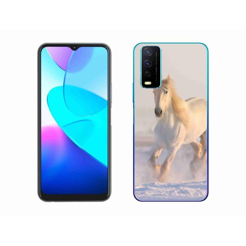Gél tok mmCase a Vivo Y11s/Y20s készülékhez - ló a hóban