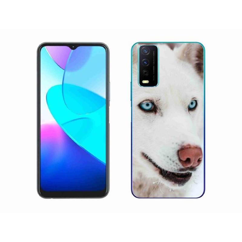 Gél tok mmCase a Vivo Y11s/Y20s készülékhez - kutyaszemmel nézve