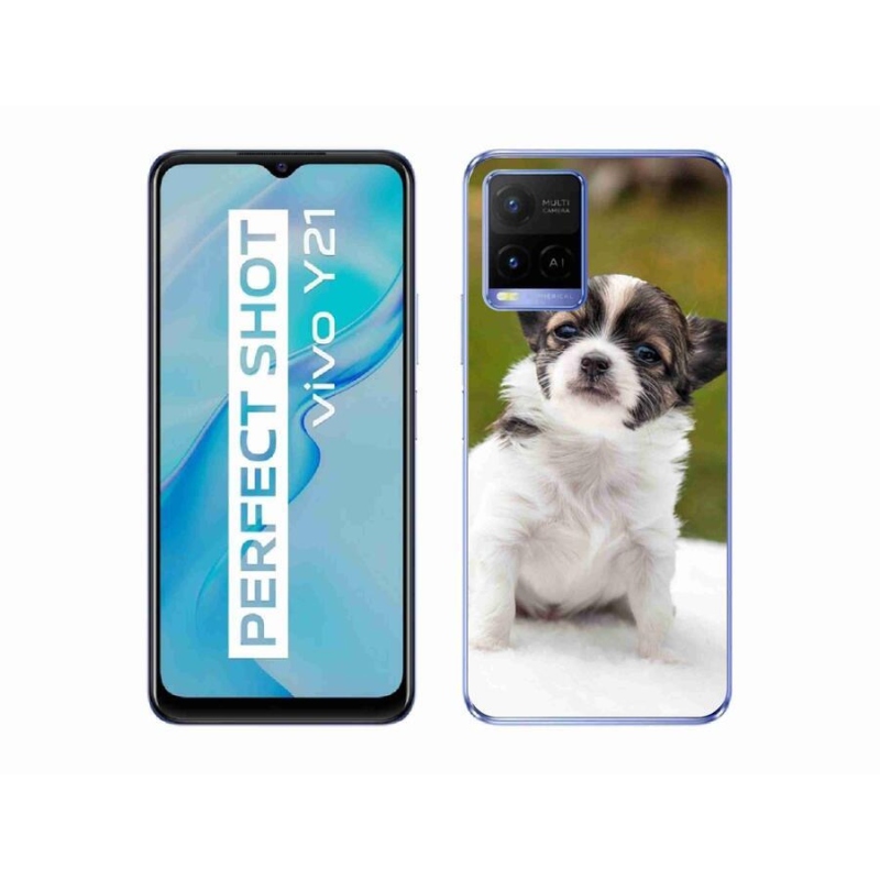Gél tok mmCase mobiltelefonhoz Vivo Y21/Y21s/Y33s - chihuahua 4