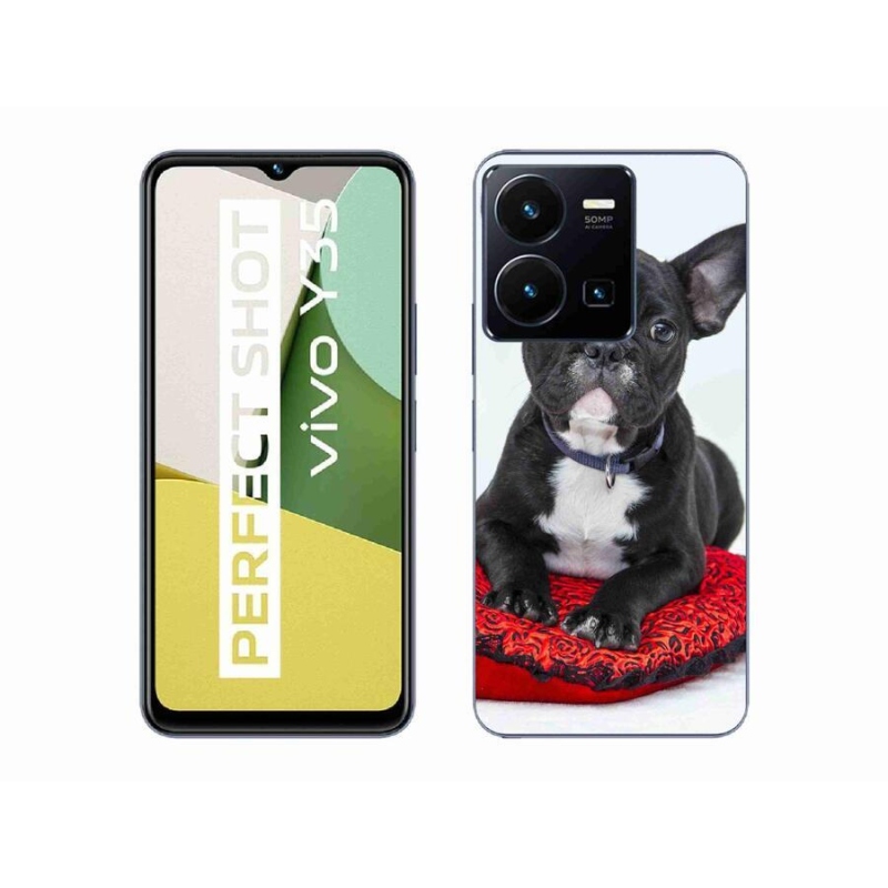 Gél tok mmCase a mobil Vivo Y35 - bulldoghoz