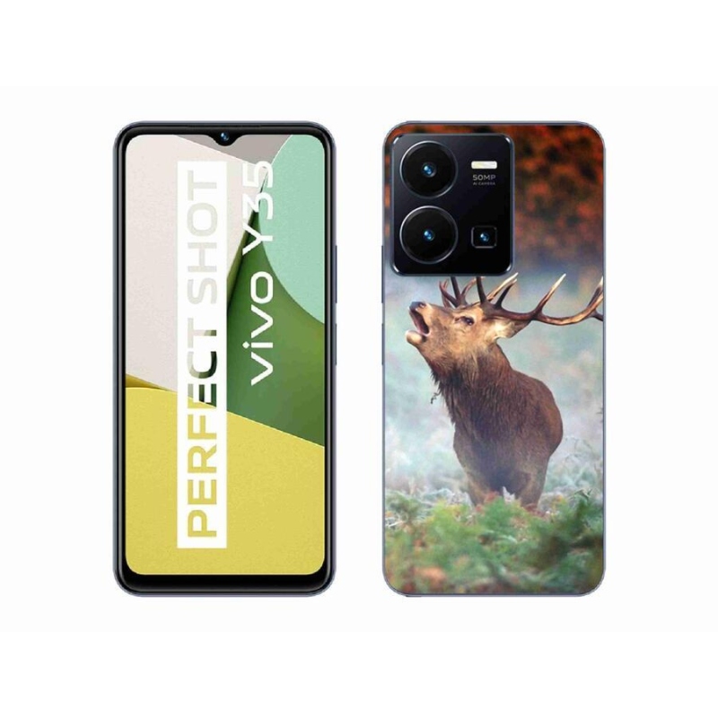 Gél tok mmCase mobil Vivo Y35 - szarvas 2