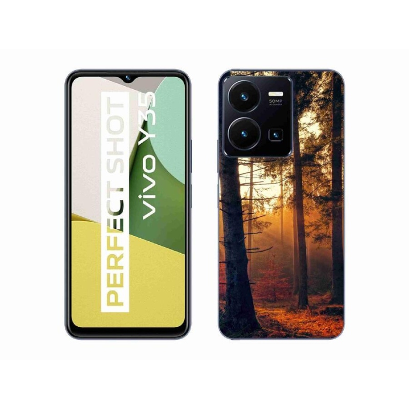 Gél tok mmCase a Vivo Y35 készülékhez - erdő