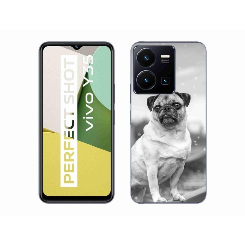 Gél tok mmCase a mobil Vivo Y35 mobilhoz - mopsz