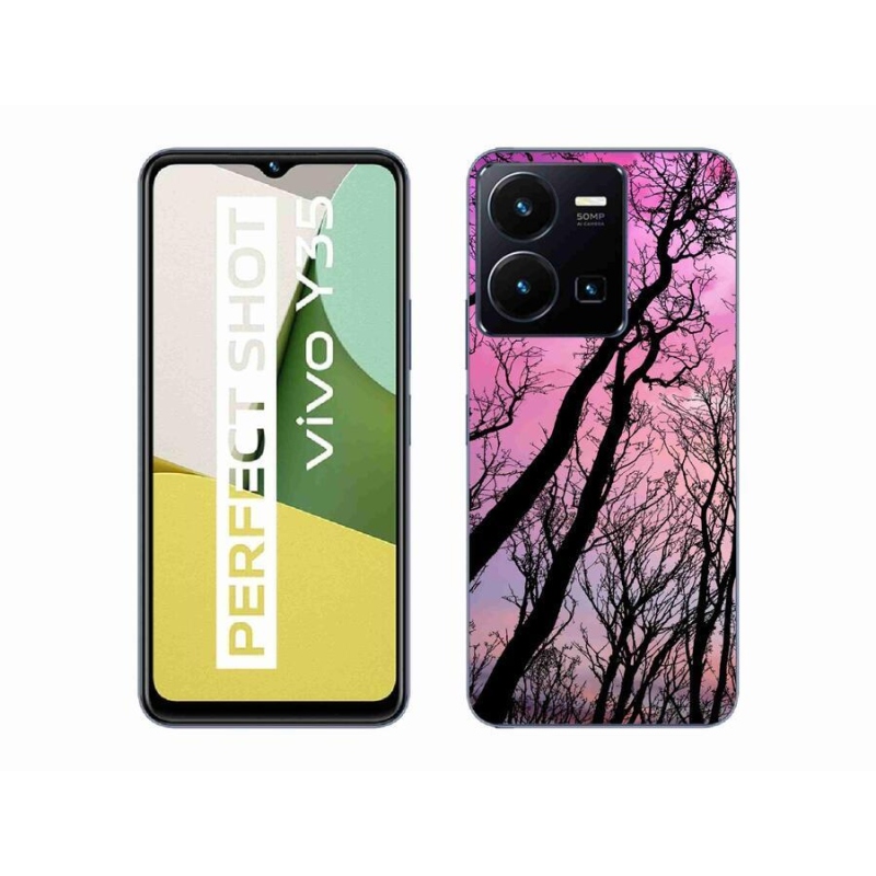 Gél tok mmCase mobil Vivo Y35 - kidőlt fákhoz