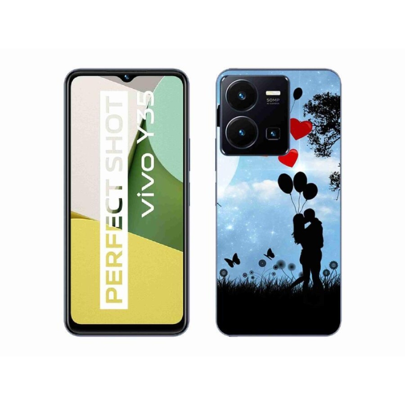 Gél tok mmCase mobiltelefonhoz Vivo Y35 - szerelmes pár