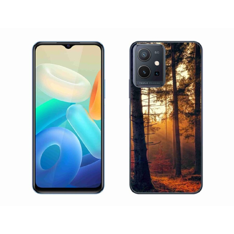 Gél tok mmCase a Vivo Y55 5G készülékhez - erdő