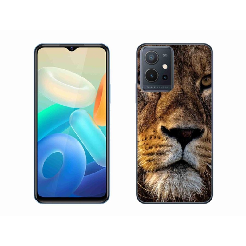 Gél tok mmCase a Vivo Y55 5G készülékhez - oroszlán