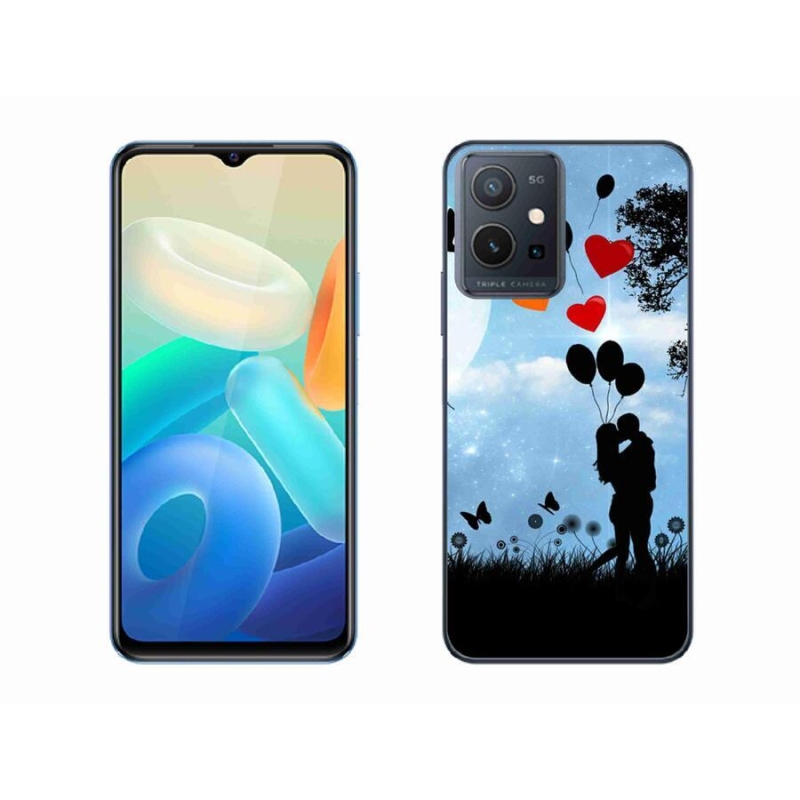 Gél tok mmCase a Vivo Y55 5G-hez - szerelmes pár
