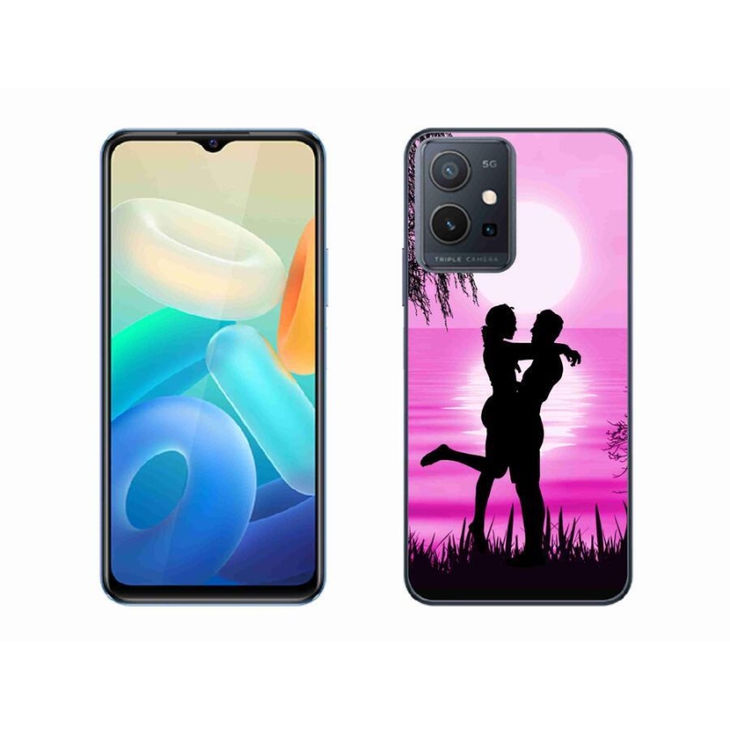 Gél tok mmCase a Vivo Y55 5G-hez - naplemente