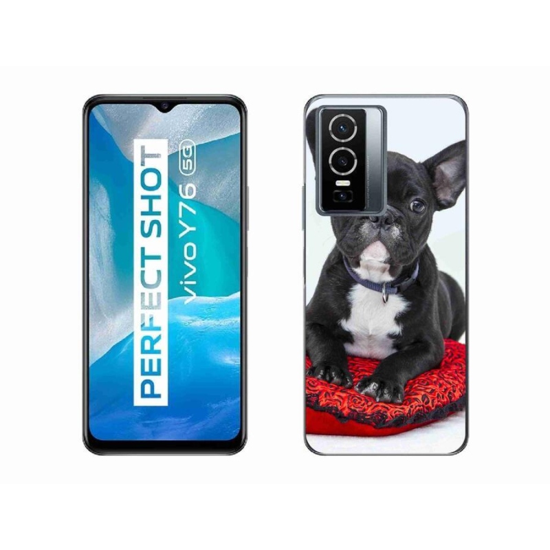Gél tok mmCase a Vivo Y76 5G készülékhez - bulldog