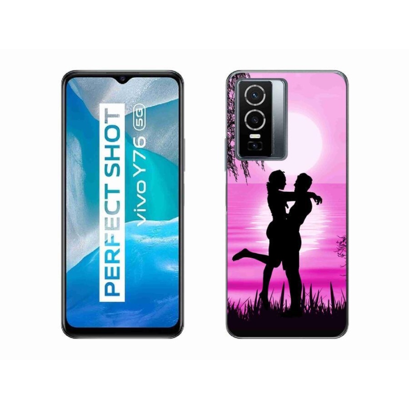 Gél tok mmCase a Vivo Y76 5G készülékhez - naplemente